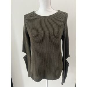 ACROBAT Thick Green Long Sleeve Sweater Solomon Elbow Sz S